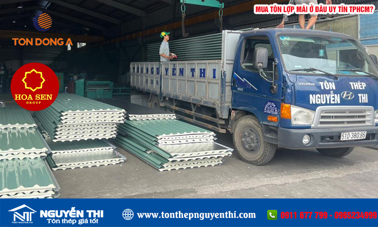 Đặt mua tôn lợp mái nhà ở đâu uy tín TPHCM?