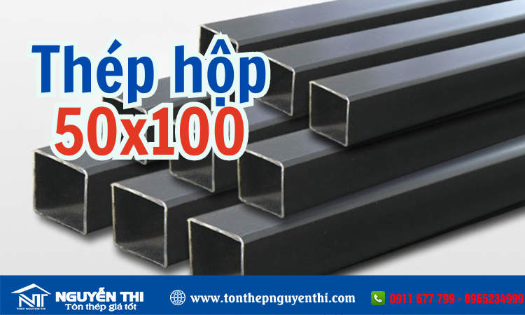 Thép hộp 50x100