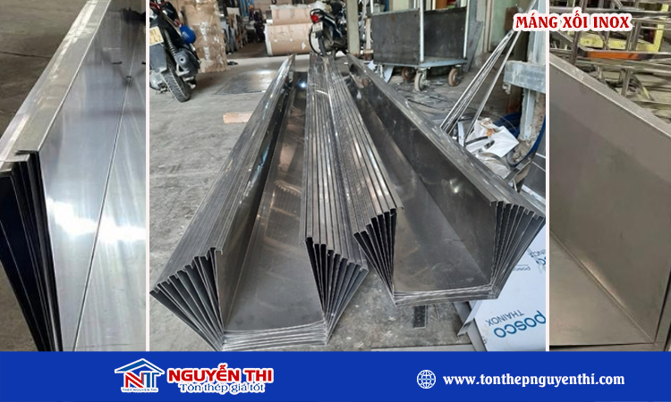 Máng xối inox 304 dày 1mm