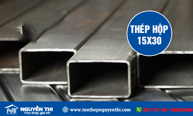 Thép hộp 15x30