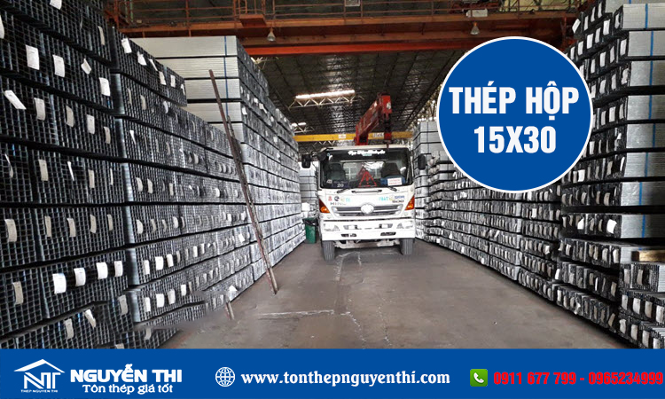 Thép hộp 15x30