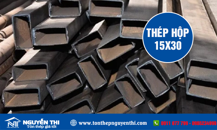 Thép hộp 15x30