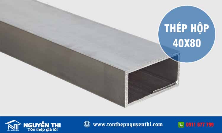 Thép hộp 40x80 