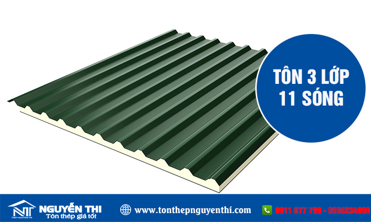Tôn cách nhiệt 3 lớp
