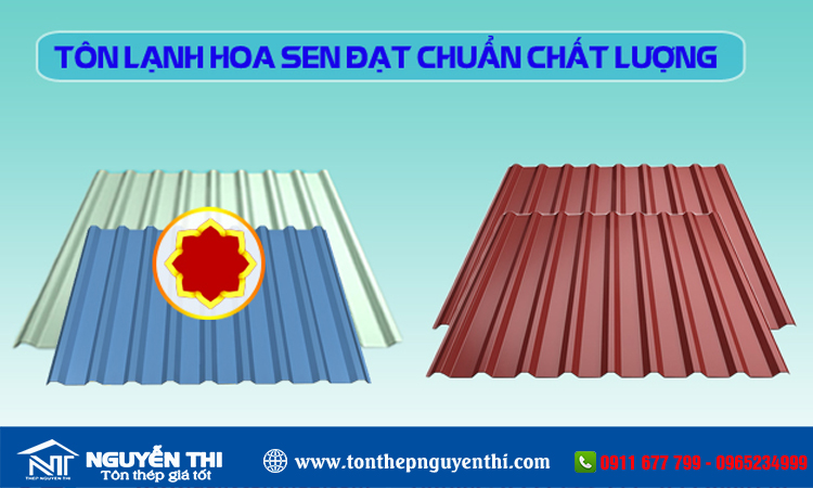Tôn AZ150 Hoa Sen