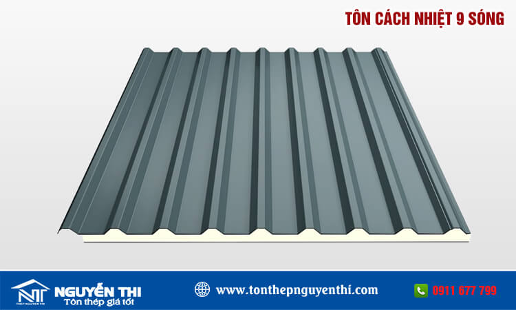 Tôn cách nhiệt 9 sóng