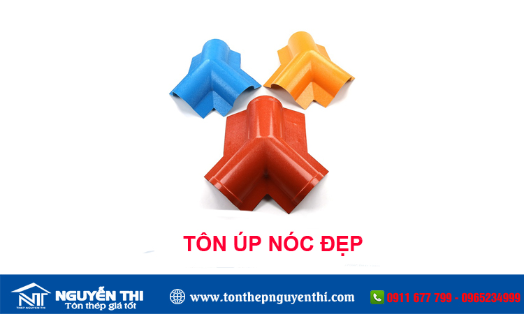 Tôn úp nóc hoa sen