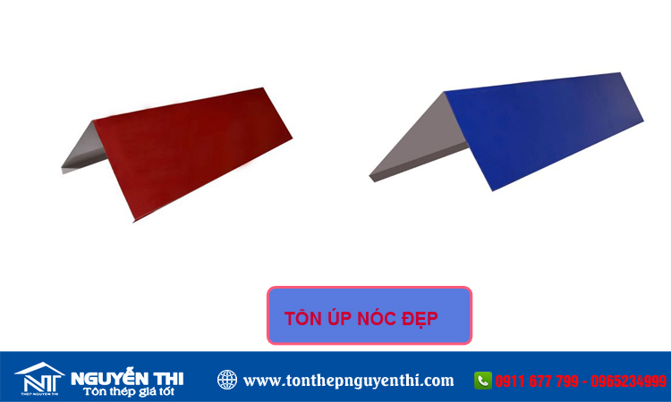 Tôn úp nóc hoa sen