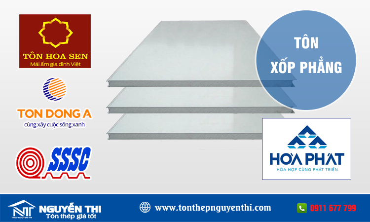 Tôn xốp phẳng 