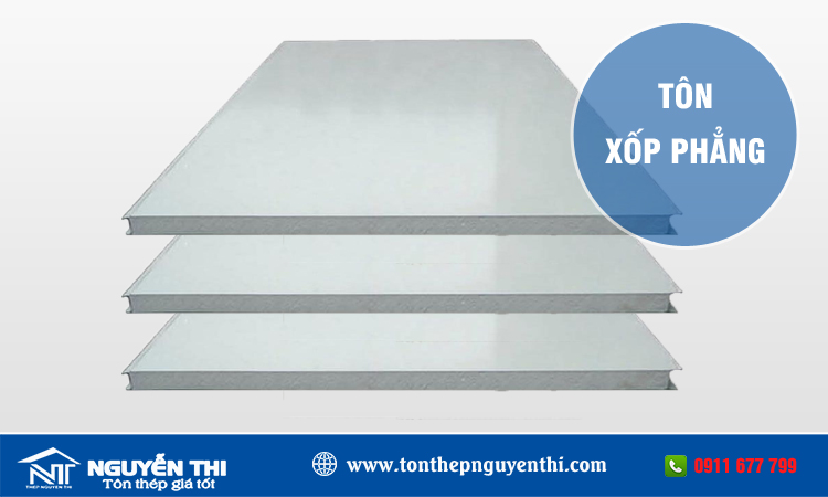 Tôn xốp phẳng 